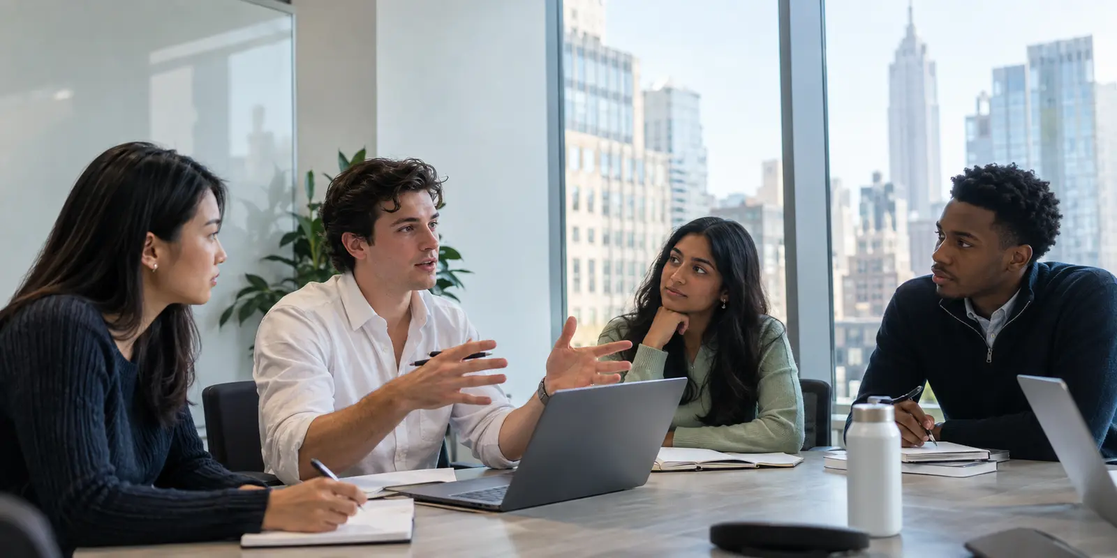 Early-career finance setting